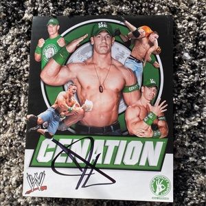 Autographed John Cena Photo